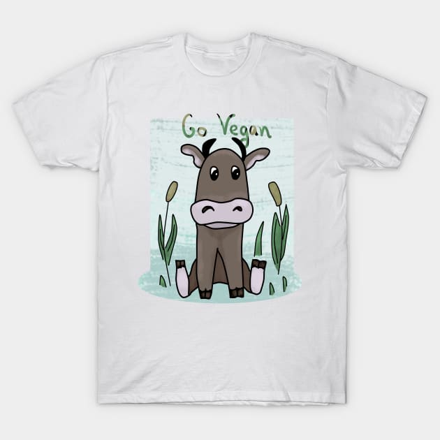 Go vegan T-Shirt by Antiope